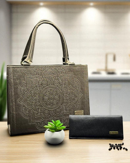 Bolsa de dama Mariana elegante moderna mandala sintética alta calidad duradera exclusiva