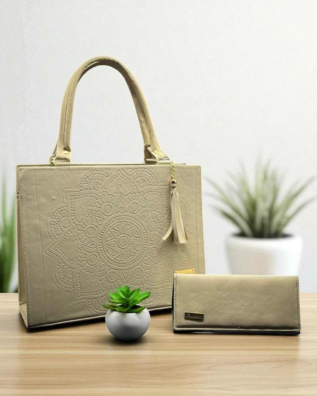 Bolsa de dama Mariana elegante moderna mandala sintética alta calidad duradera exclusiva