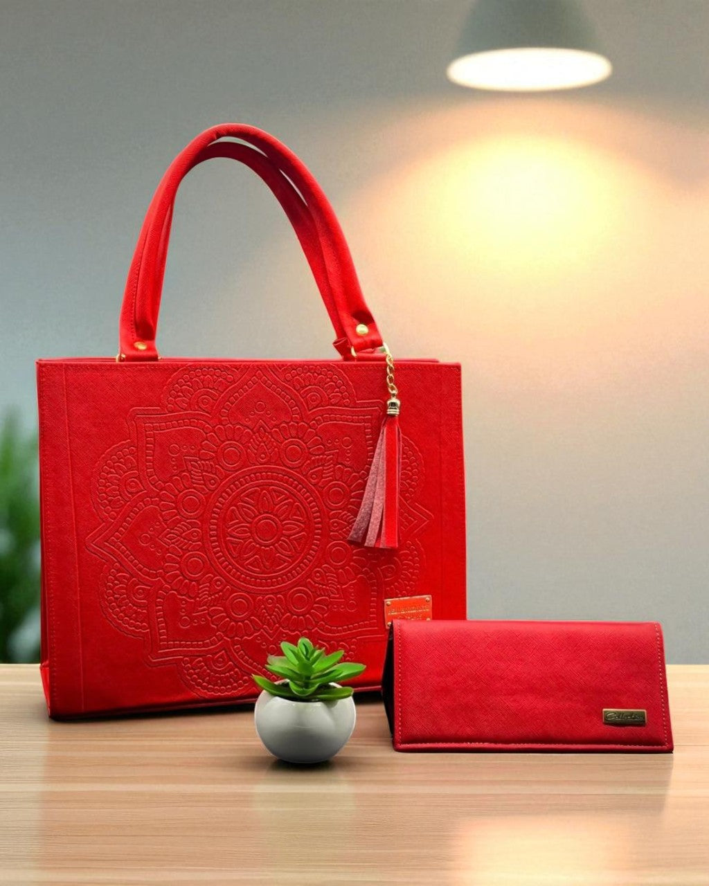 Bolsa de dama Mariana elegante moderna mandala sintética alta calidad duradera exclusiva