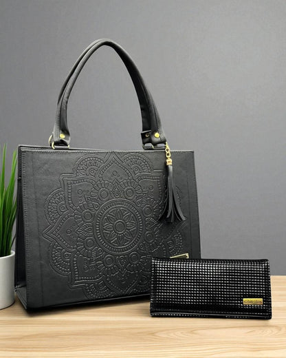 Bolsa de dama Mariana elegante moderna mandala sintética alta calidad duradera exclusiva