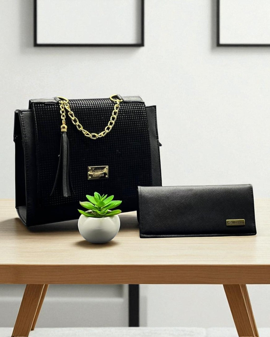 Bolsa de dama REBECA elegante moderna vaquita sintética alta calidad duradera exclusiva