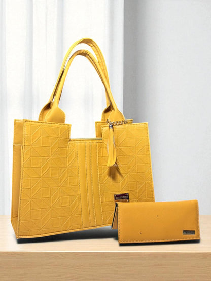 Bolsa de dama LUCIA color vino geométrica elegante grande resistente moda casual oficina