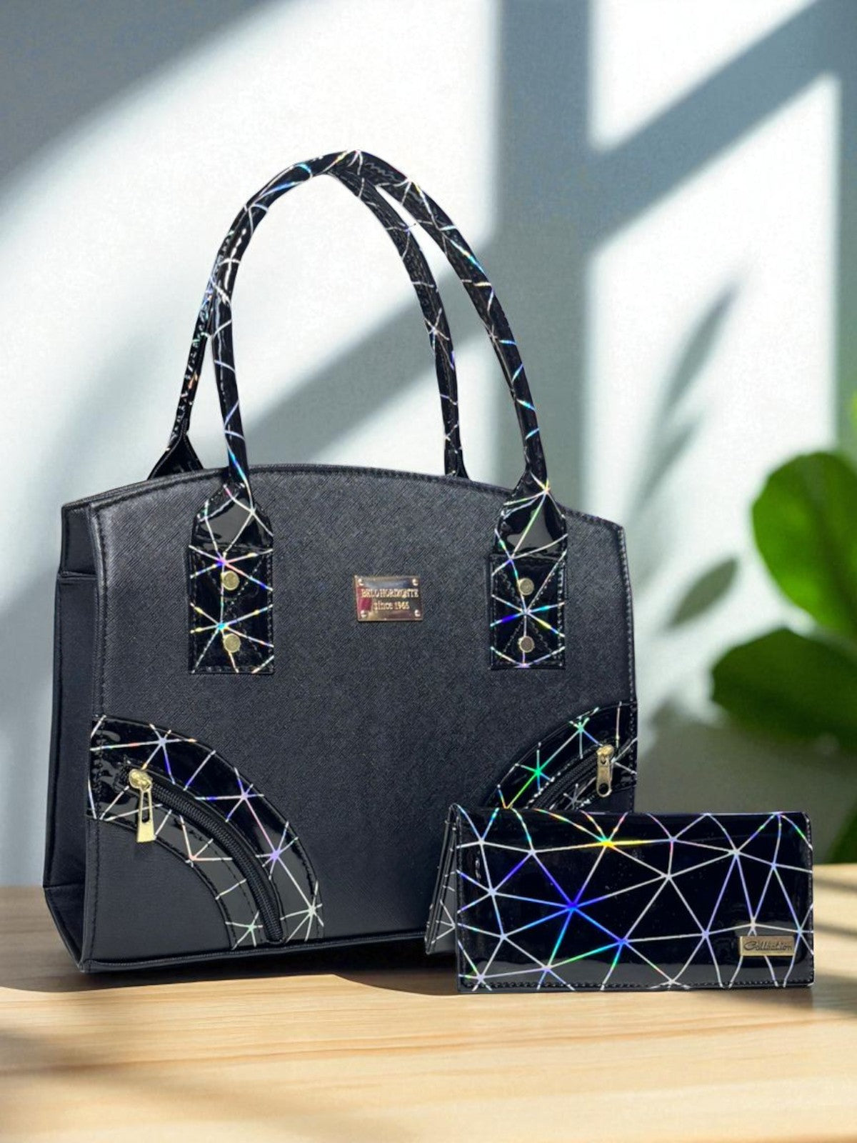 Bolsa de dama AIDEE café elegante con cierres frontales, resistente, moderna, ideal revender