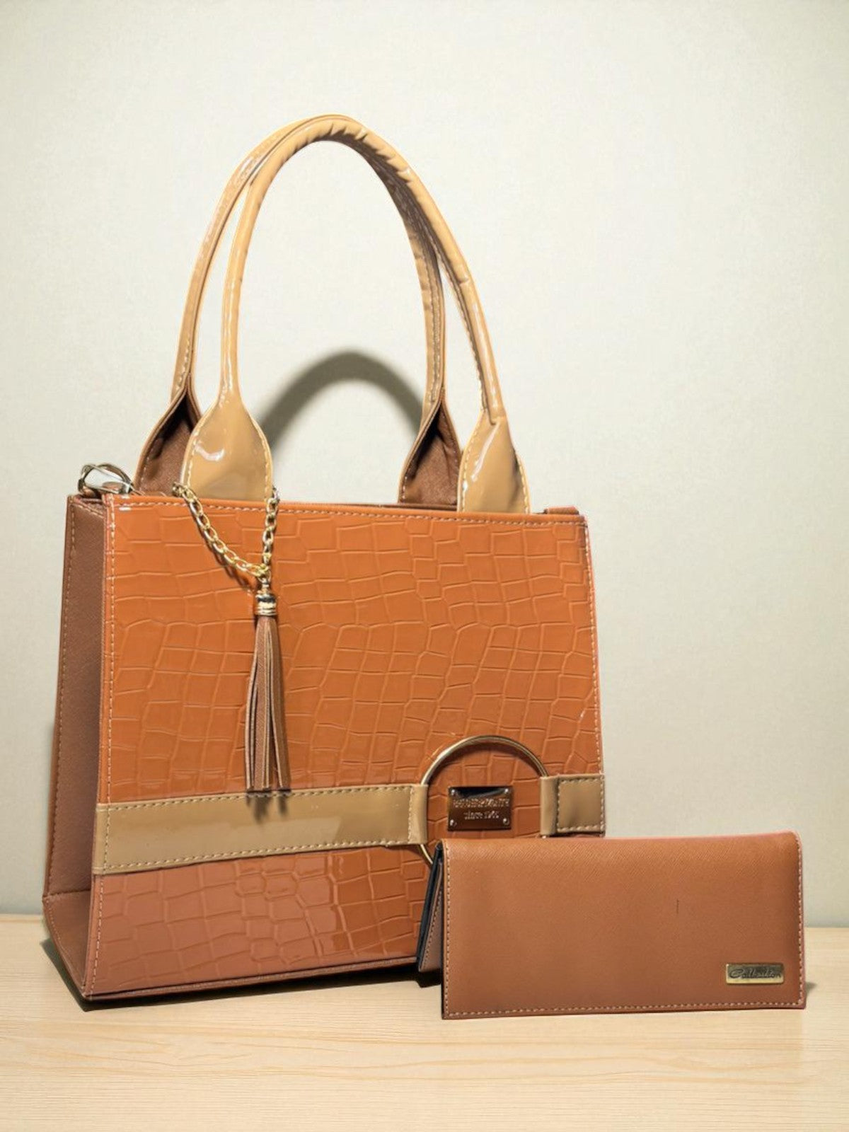 Bolsa de dama ELISA holográfica pastel elegante moderna grande resistente ideal revender