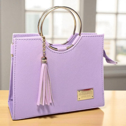 Bolsa de dama Victoria elegante moderna exclusiva negra sintética alta calidad duradera