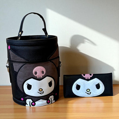 Bolsa de dama Personajes divertida moderna exclusiva morada sintética alta calidad duradera