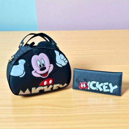 Bolsa de dama Personajes divertida moderna exclusiva morada sintética alta calidad duradera