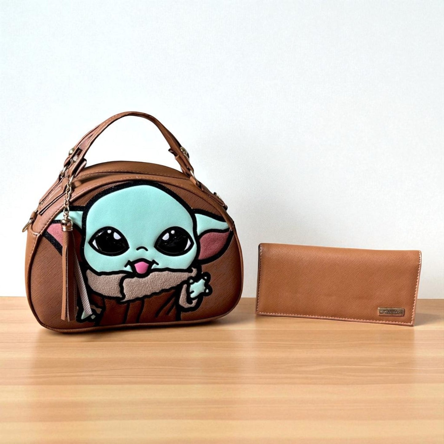 Bolsa de dama Personajes divertida moderna exclusiva morada sintética alta calidad duradera