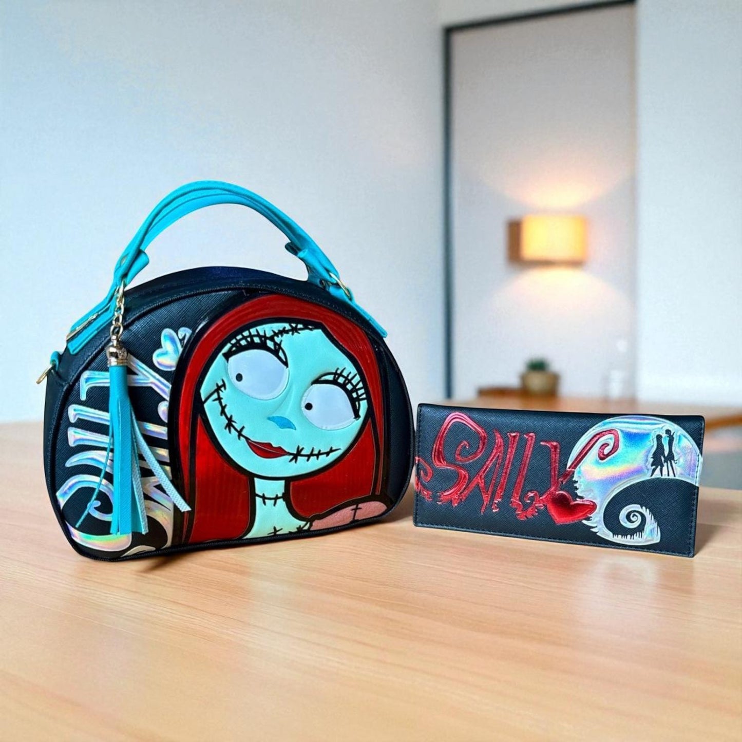 Bolsa de dama Personajes divertida moderna exclusiva morada sintética alta calidad duradera