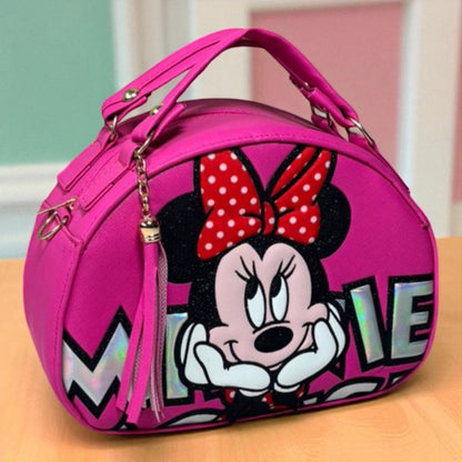 Bolsa de dama Personajes divertida moderna exclusiva morada sintética alta calidad duradera