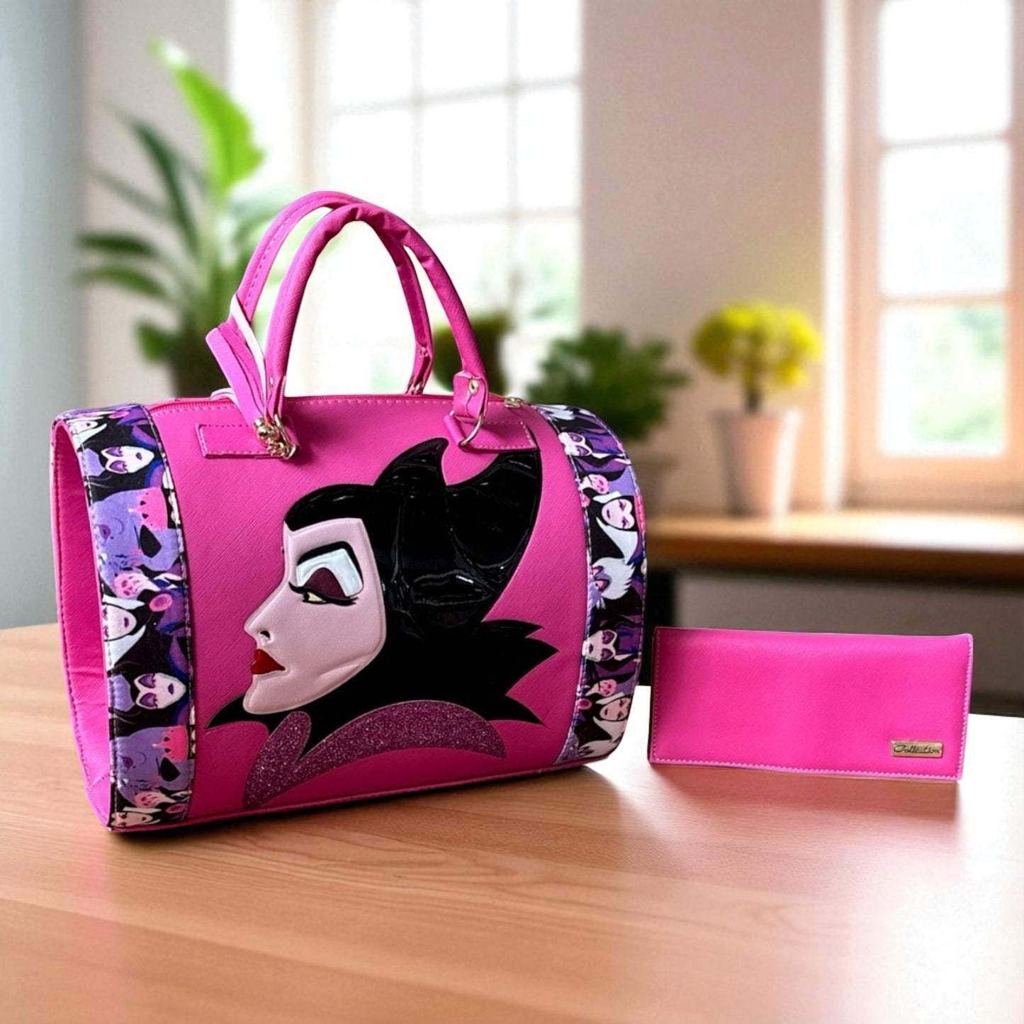 Bolsa de dama Personajes divertida moderna exclusiva morada sintética alta calidad duradera