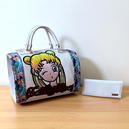 Bolsa de dama Personajes divertida moderna exclusiva morada sintética alta calidad duradera