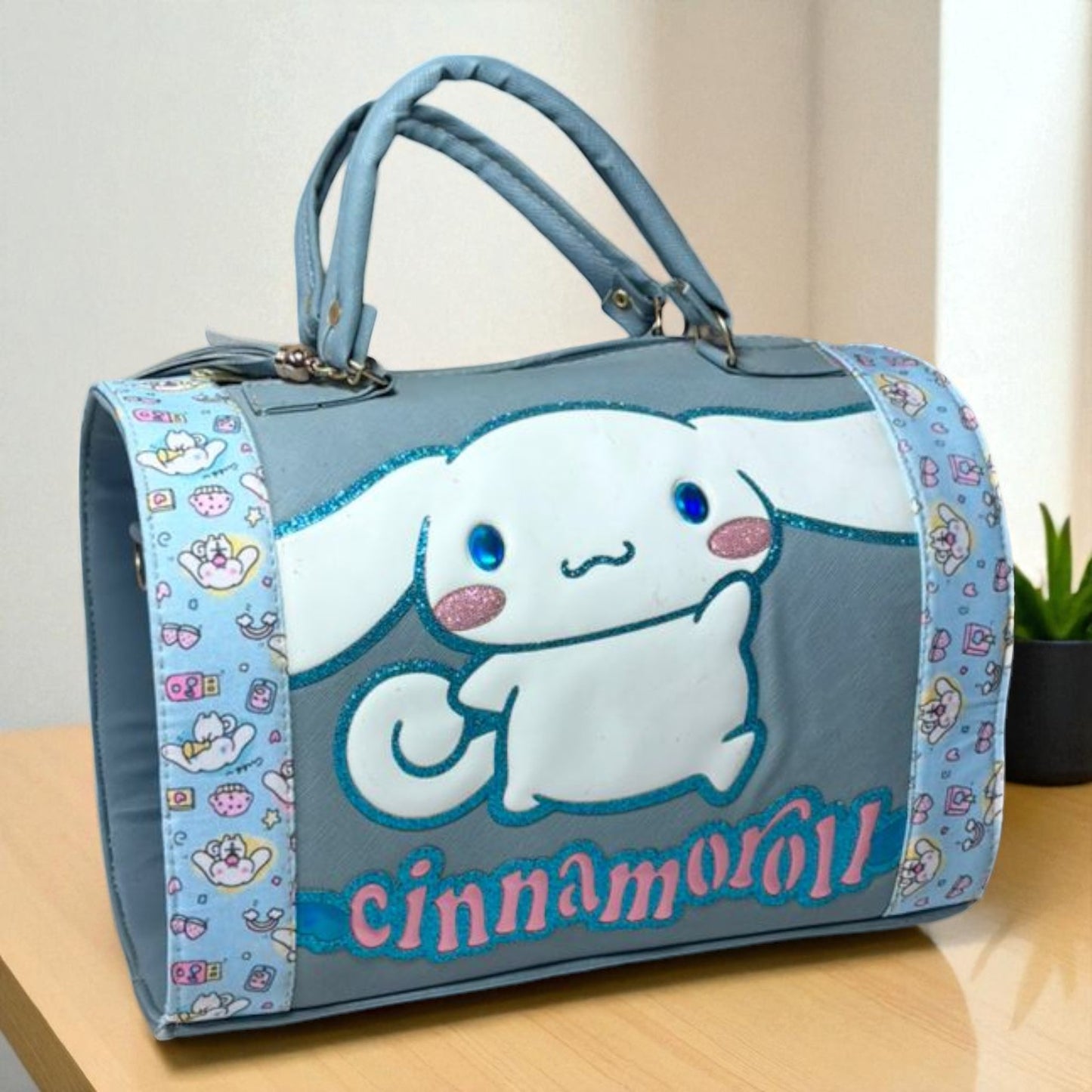 Bolsa de dama Personajes divertida moderna exclusiva morada sintética alta calidad duradera