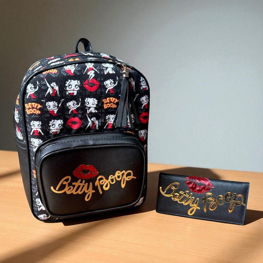 MOCHILA de dama Personajes divertida moderna exclusiva morada sintética alta calidad duradera