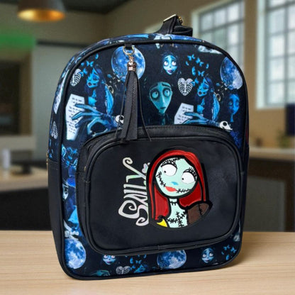 MOCHILA de dama Personajes divertida moderna exclusiva morada sintética alta calidad duradera