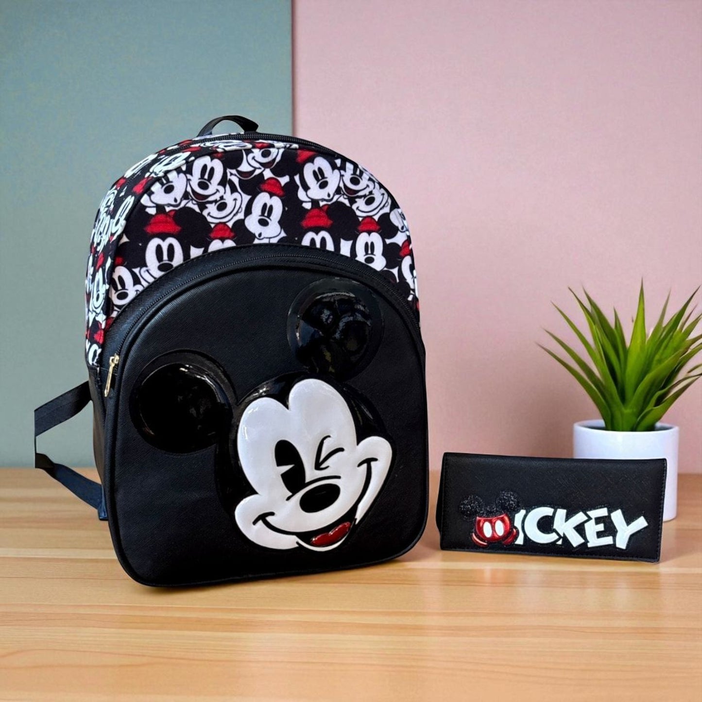 MOCHILA de dama Personajes divertida moderna exclusiva morada sintética alta calidad duradera