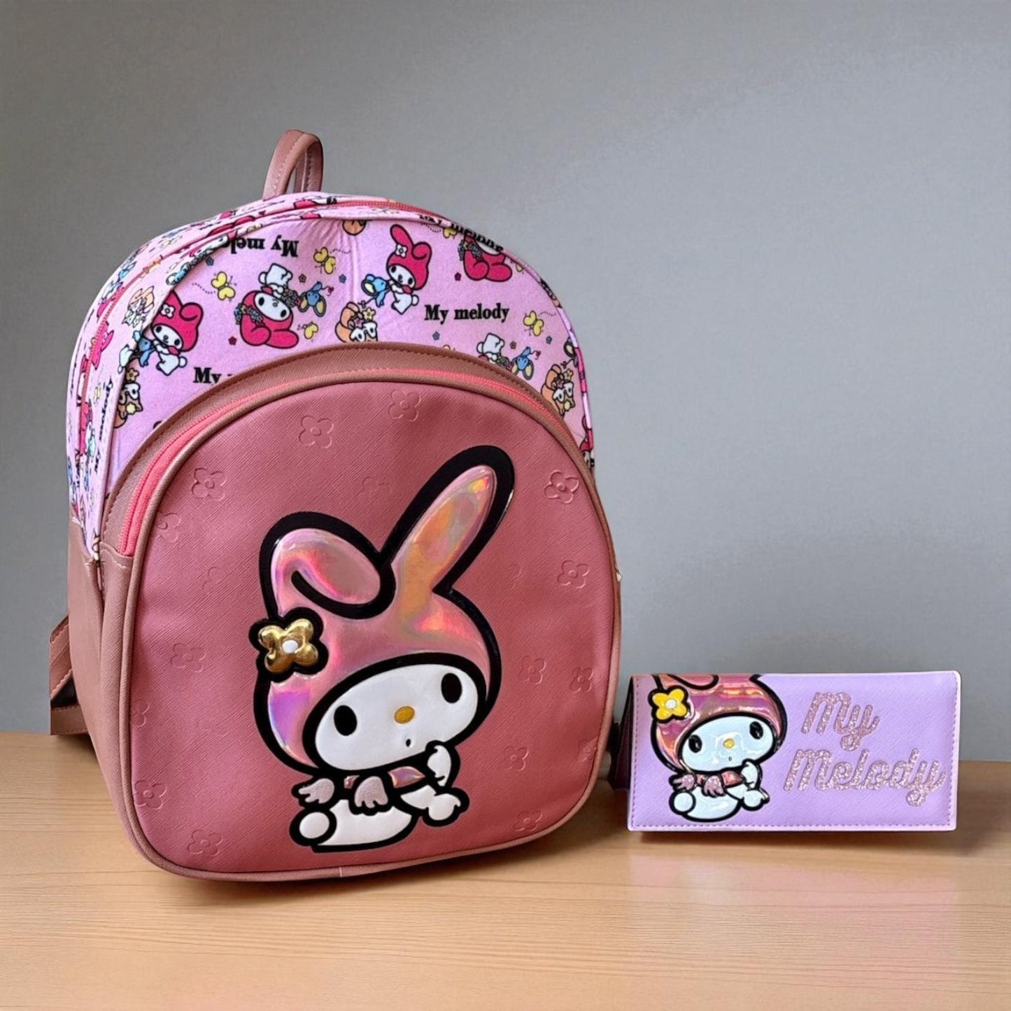 MOCHILA de dama Personajes divertida moderna exclusiva morada sintética alta calidad duradera