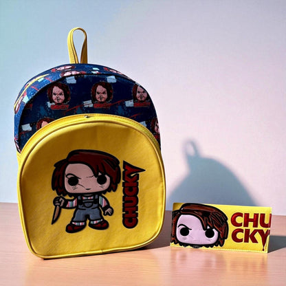 MOCHILA de dama Personajes divertida moderna exclusiva morada sintética alta calidad duradera