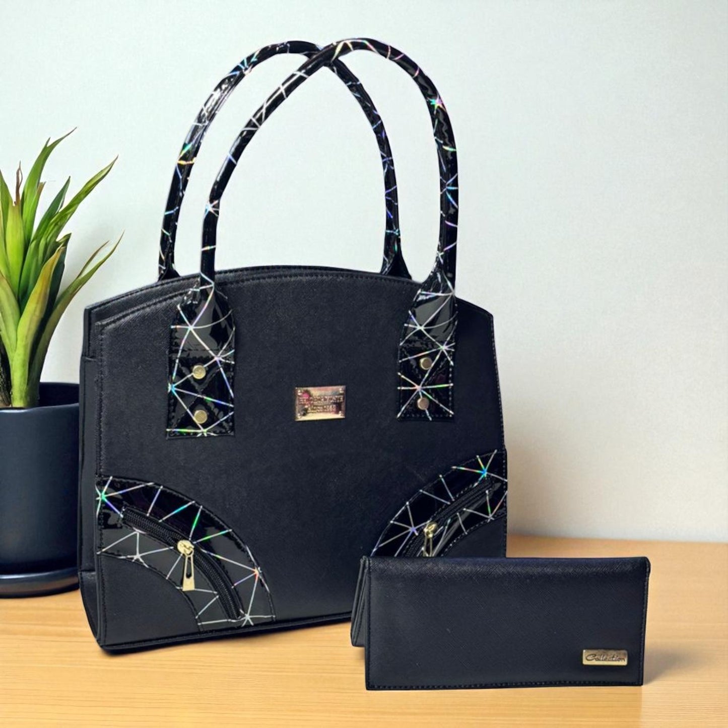 Bolsa de dama AIDEE café elegante con cierres frontales, resistente, moderna, ideal revender