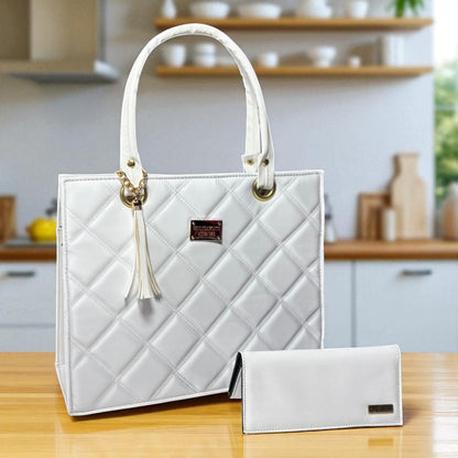 Bolsa negra MARTINA elegante charol dama lujo moderna con cierre segura resistente