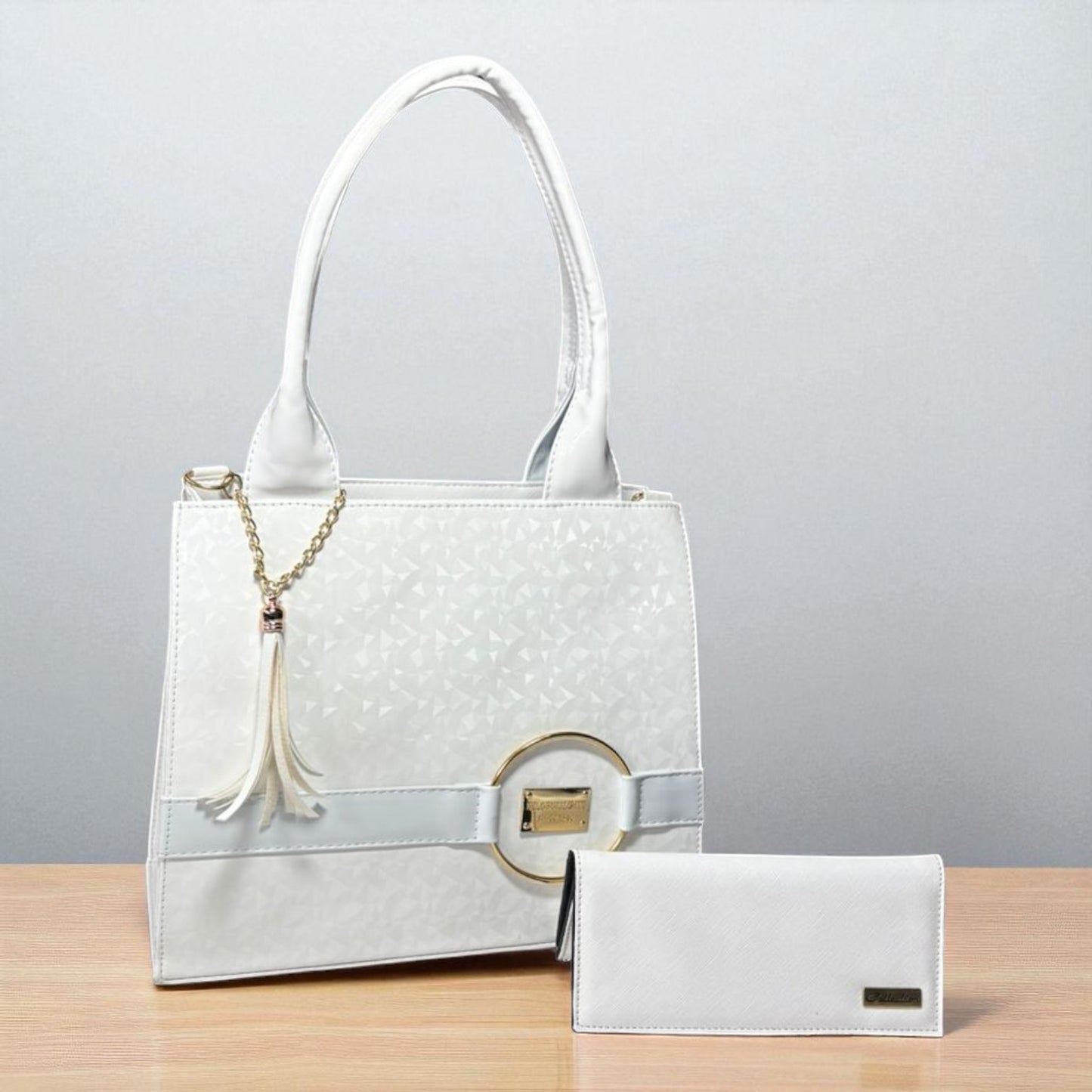 Bolsa de dama ELISA holográfica pastel elegante moderna grande resistente ideal revender