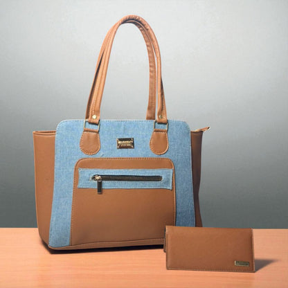 Bolsa de dama VERONICA beige elegante con cierre, amplia resistente moderna ideal regalo