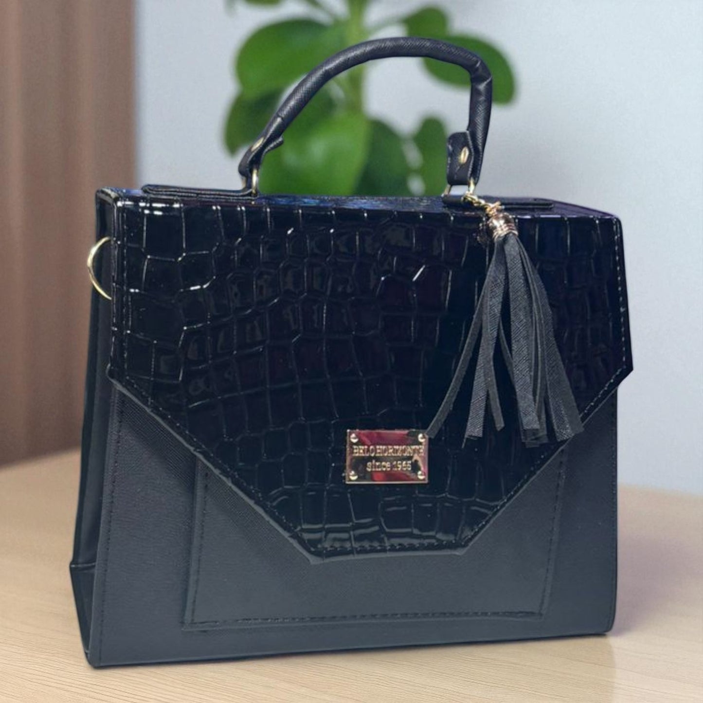 Bolsa blanca elegante de dama ANTONIA con estrellas holográficas moderna ideal para reventa