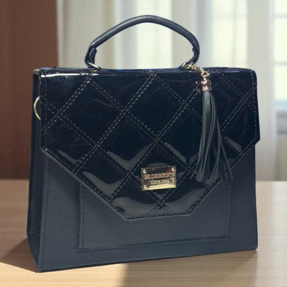 Bolsa blanca elegante de dama ANTONIA con estrellas holográficas moderna ideal para reventa