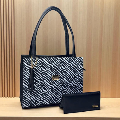 Bolsa blanca TITA elegante con estrellas holográficas, cartera a juego, ideal regalo