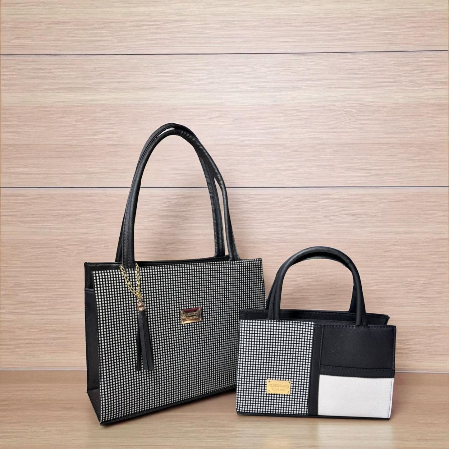 Dúo de bolsas de material sintetico alta caludad mamá e hija