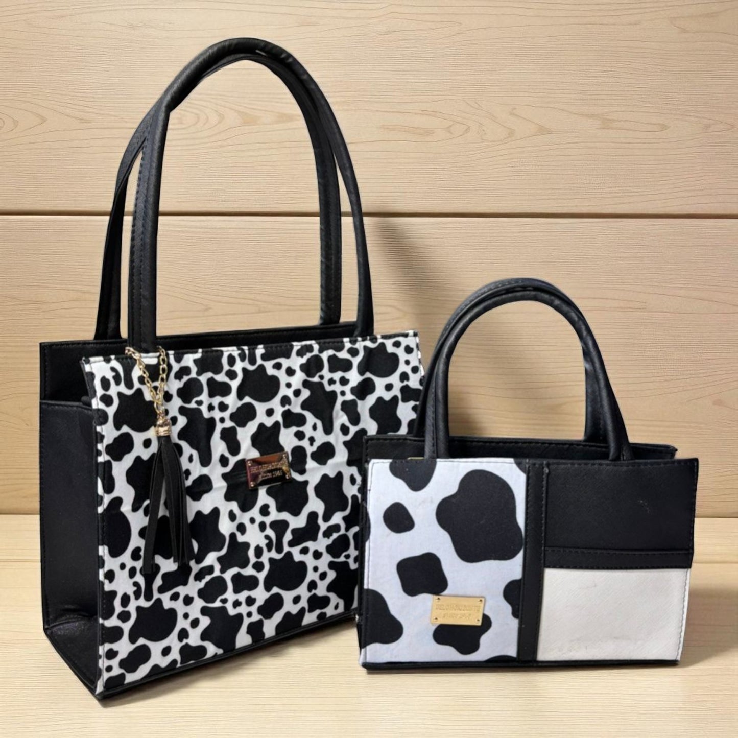 Dúo de bolsas de material sintetico alta caludad mamá e hija