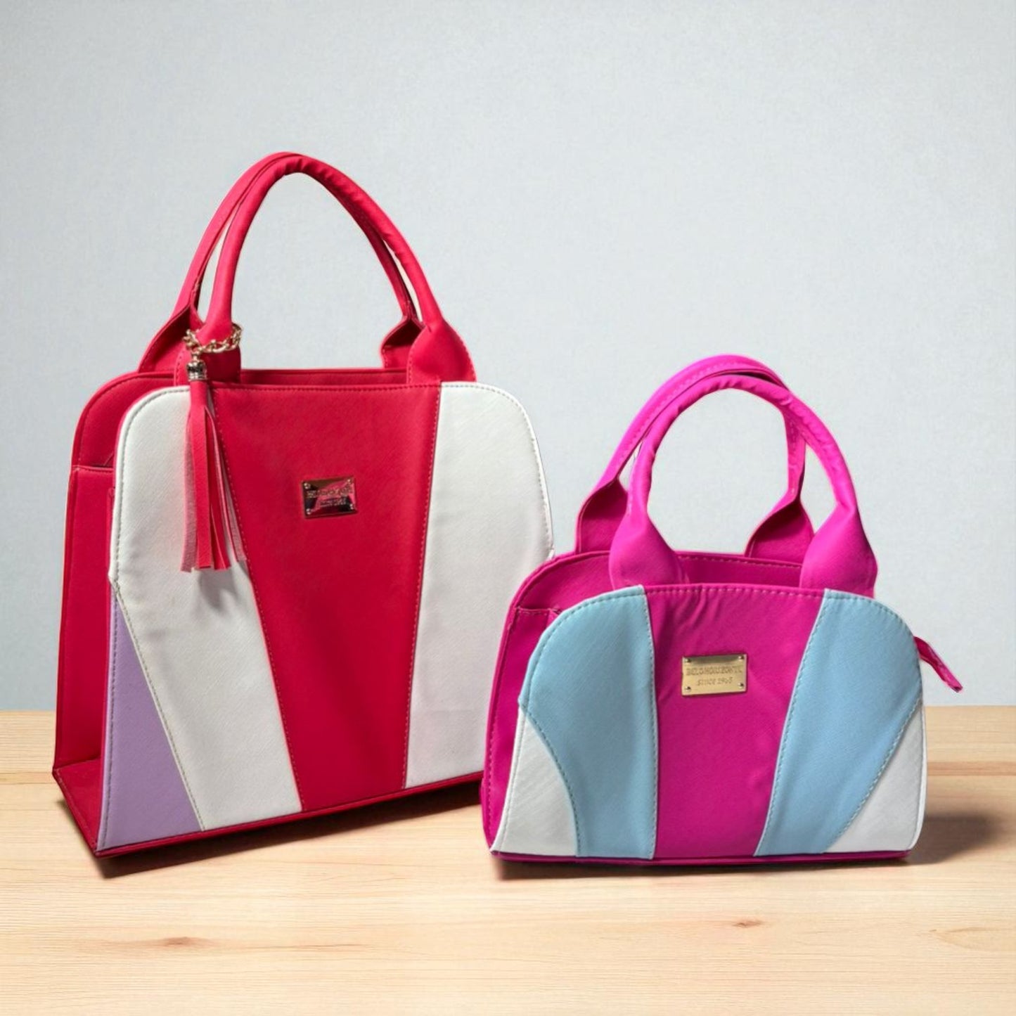 Dúo de bolsas de material sintetico alta caludad mamá e hija