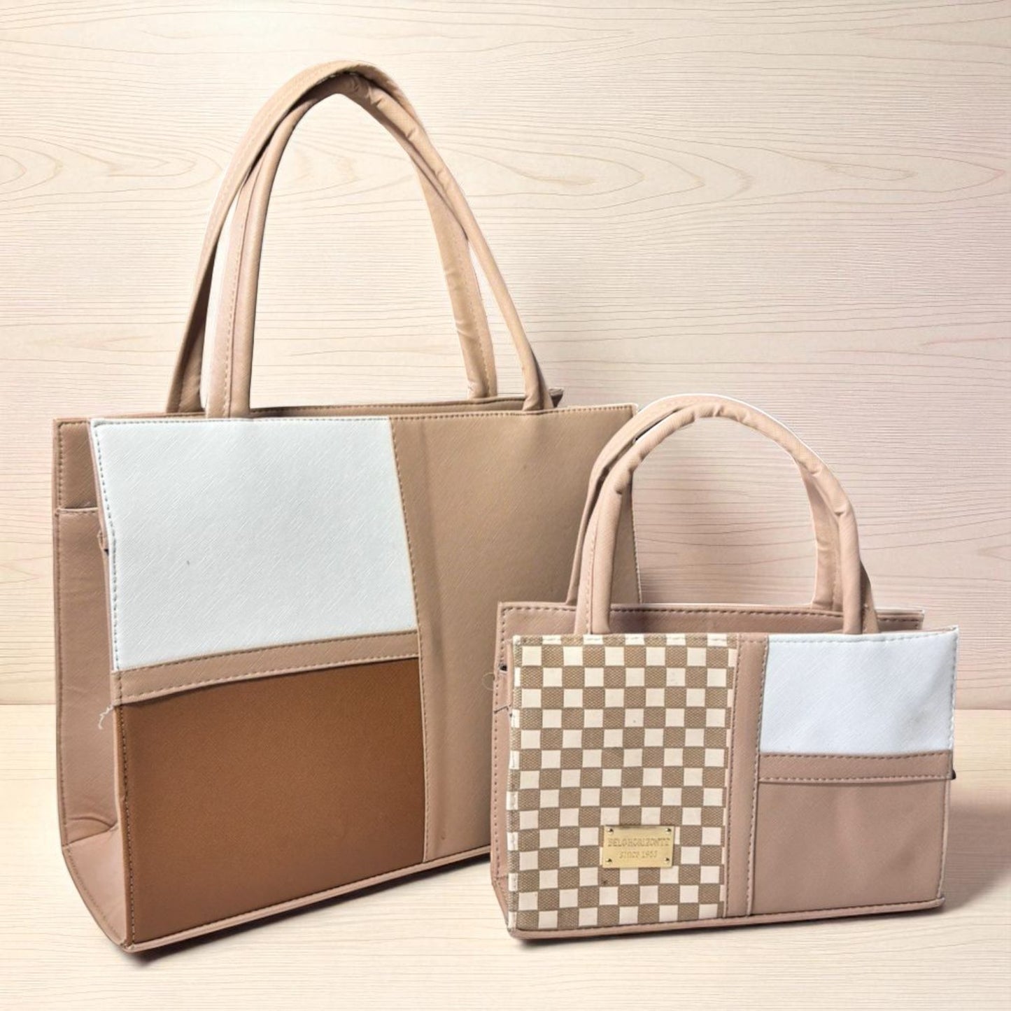 Dúo de bolsas de material sintetico alta caludad mamá e hija