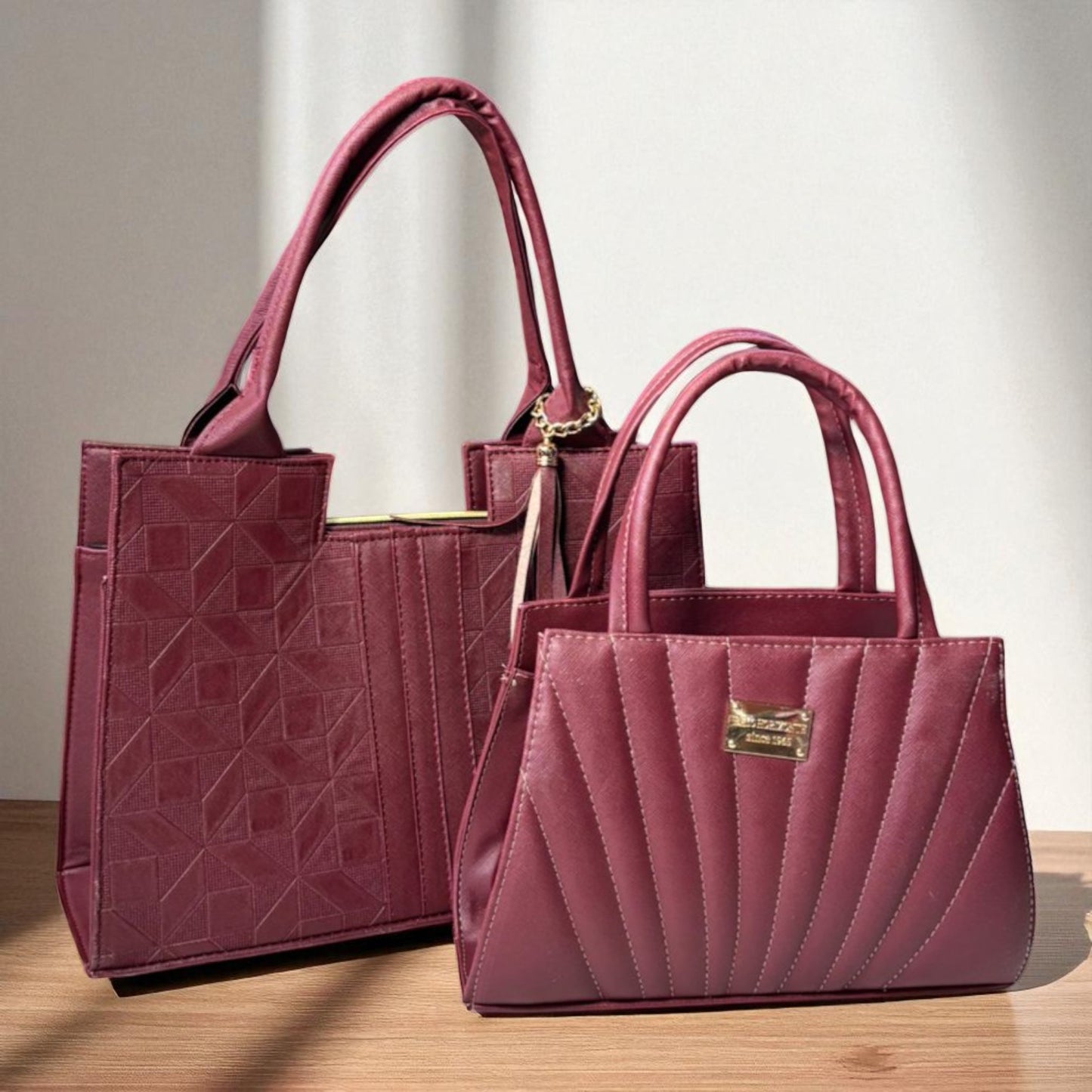 Dúo de bolsas de material sintetico alta caludad mamá e hija