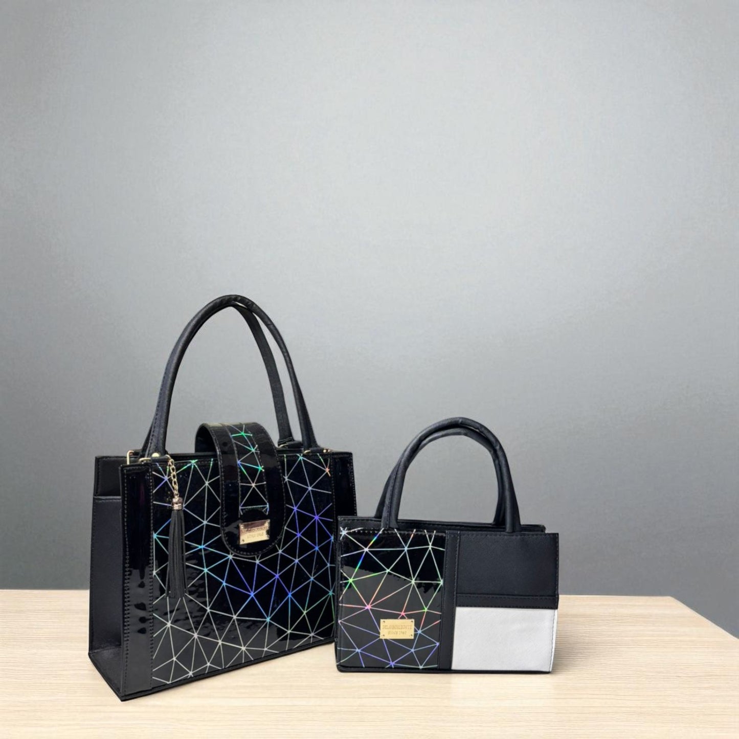 Dúo de bolsas de material sintetico alta caludad mamá e hija