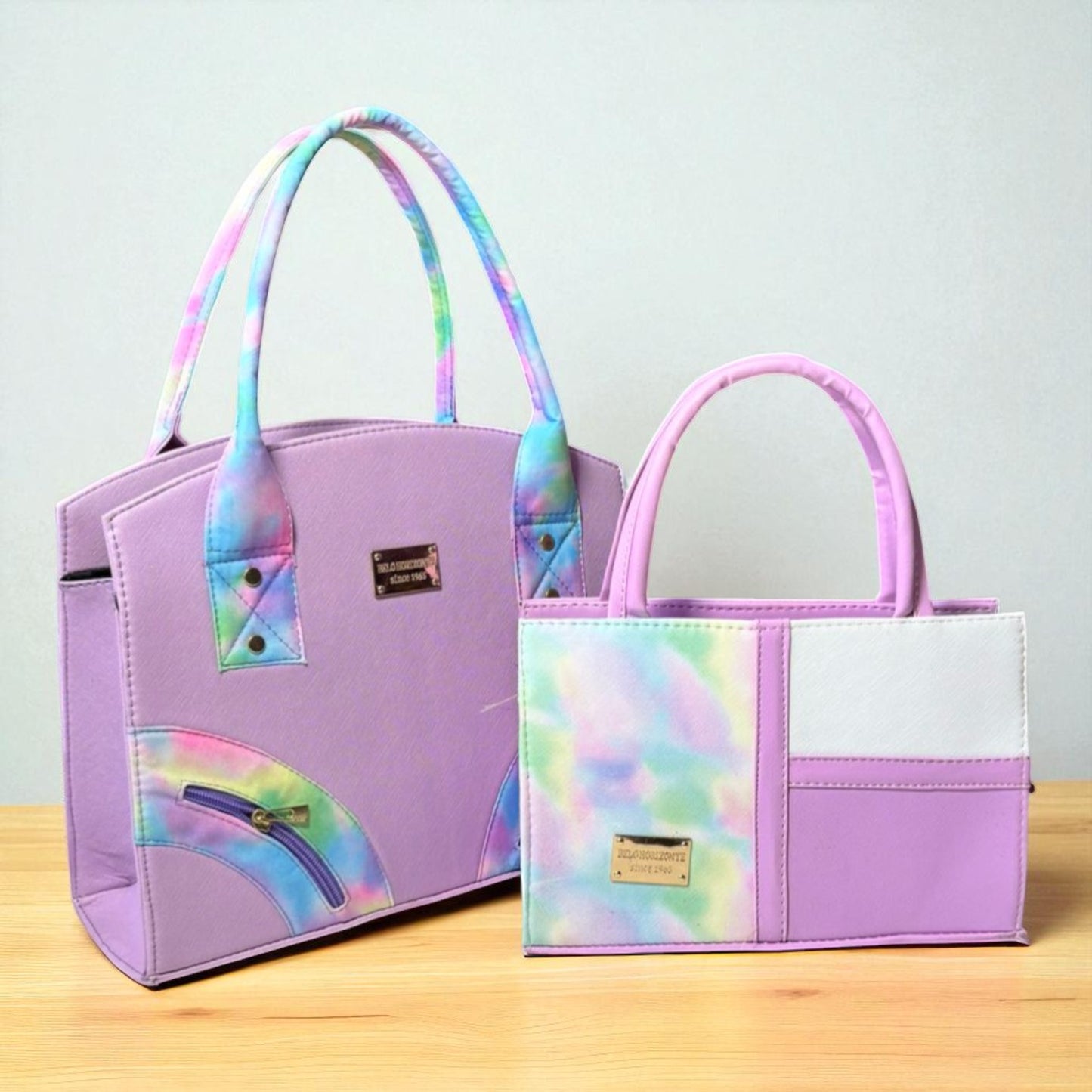 Dúo de bolsas de material sintetico alta caludad mamá e hija