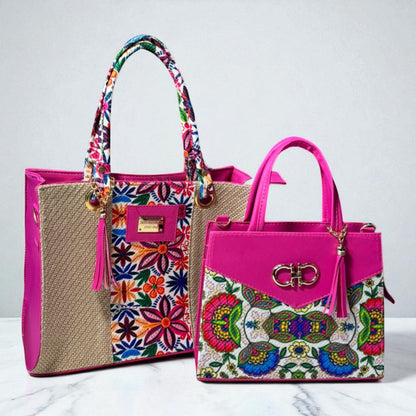 Dúo de bolsas de material sintetico alta caludad mamá e hija