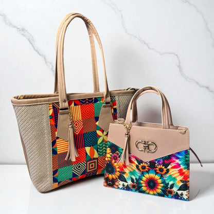 Dúo de bolsas de material sintetico alta caludad mamá e hija