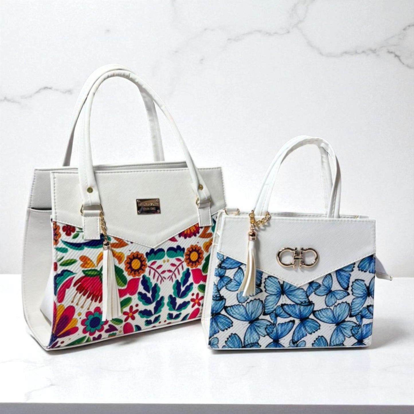 Dúo de bolsas de material sintetico alta caludad mamá e hija