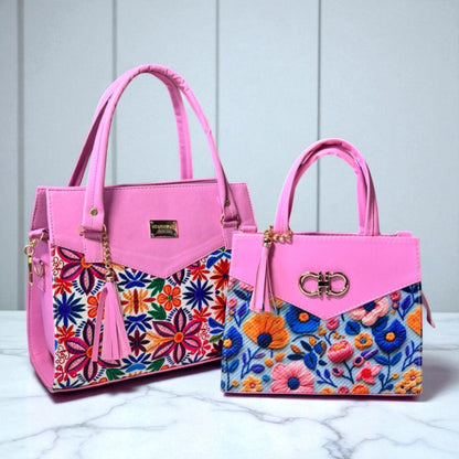 Dúo de bolsas de material sintetico alta caludad mamá e hija