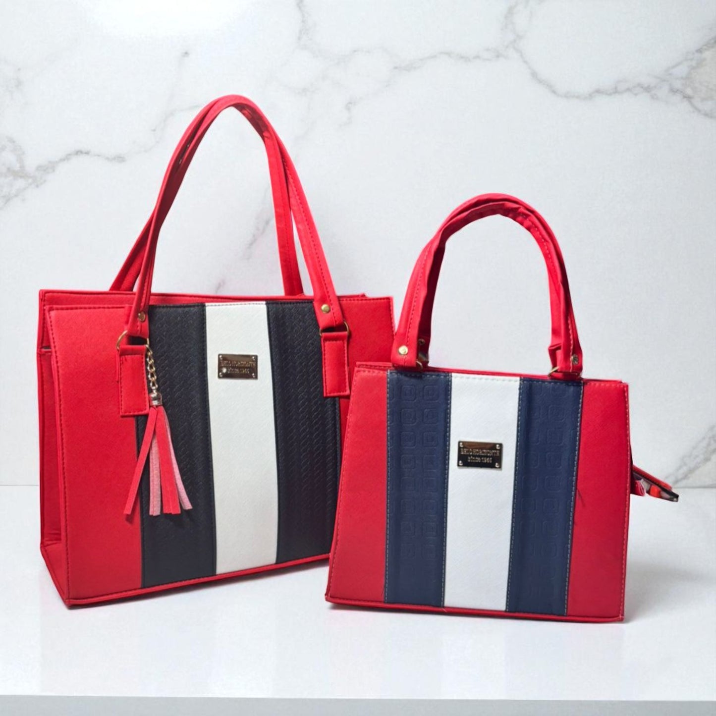 Dúo de bolsas de material sintetico alta caludad mamá e hija