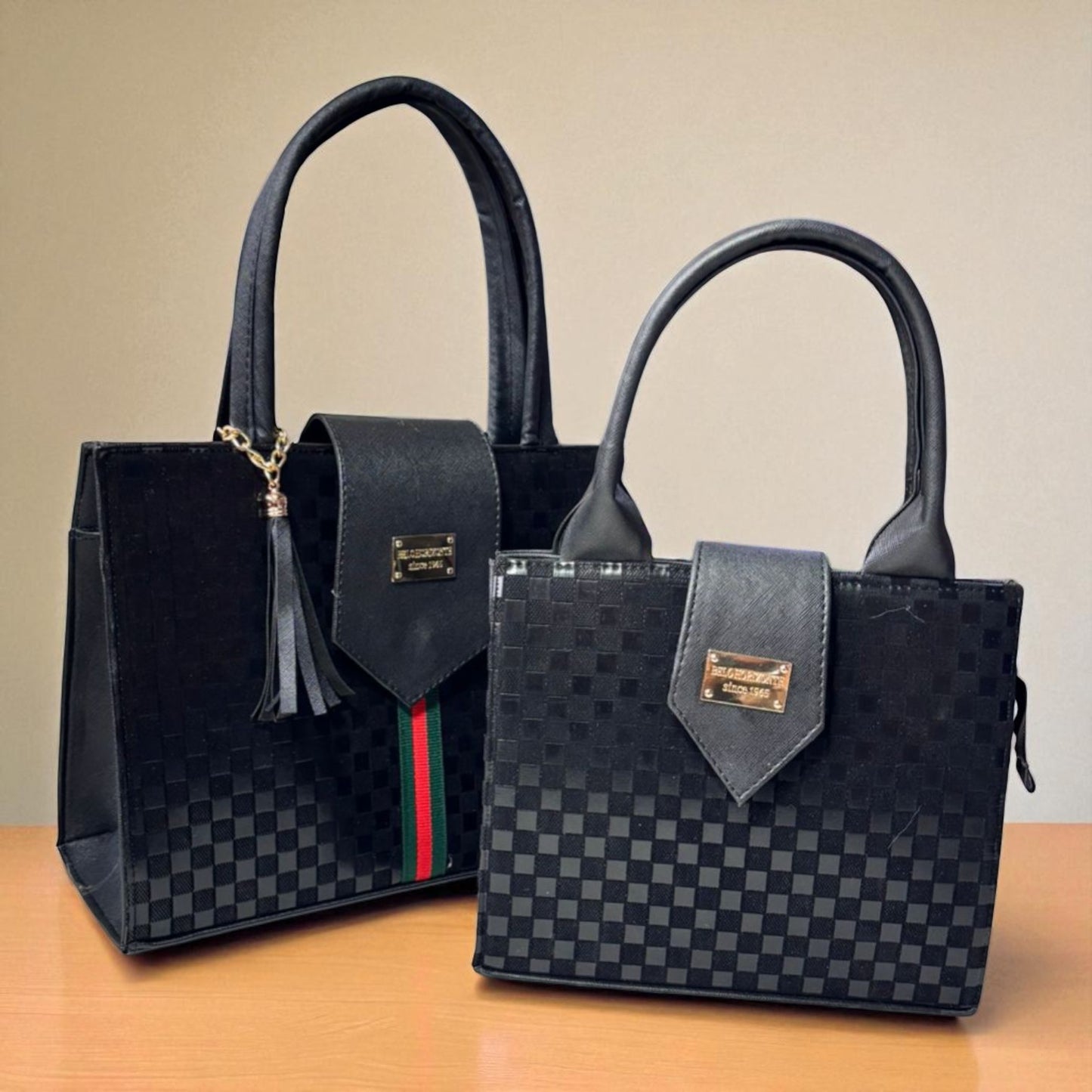 Dúo de bolsas sintéticas de alta calidad  mamá hija