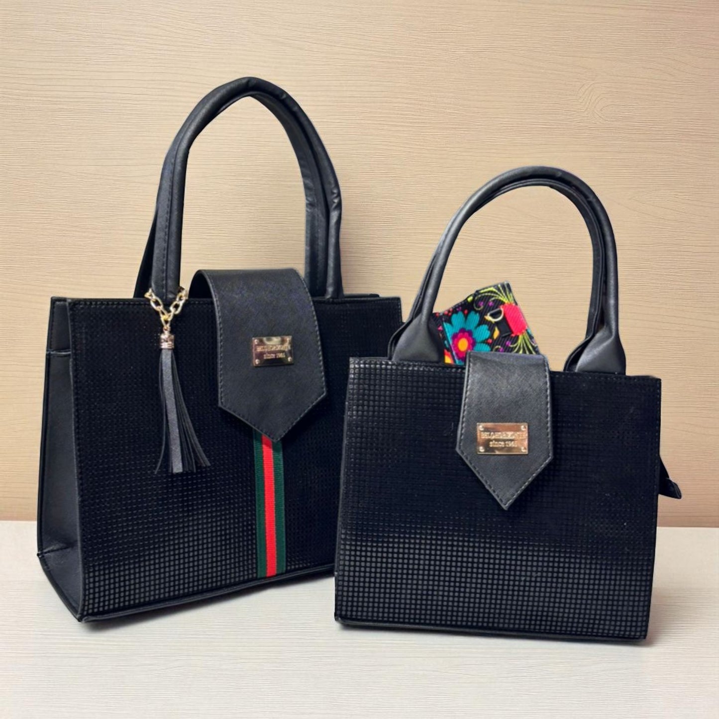 Dúo de bolsas sintéticas de alta calidad  mamá hija