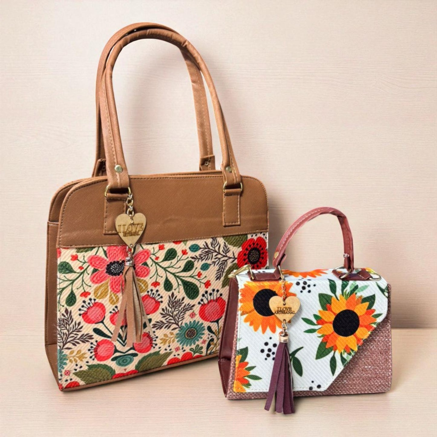 Dúo de bolsas sintéticas de alta calidad  mamá hija