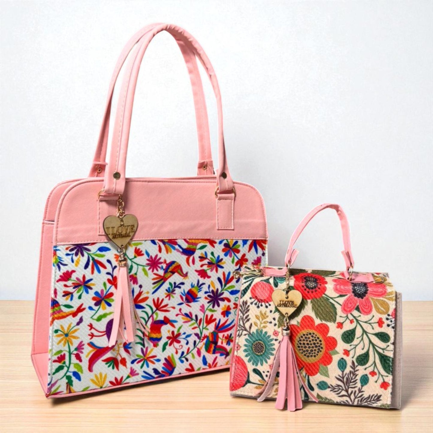 Dúo de bolsas sintéticas de alta calidad  mamá hija