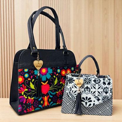 Dúo de bolsas sintéticas de alta calidad  mamá hija