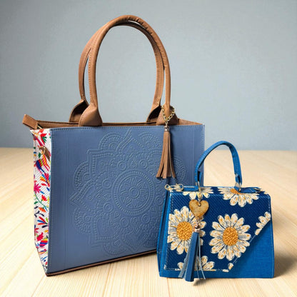 Dúo de bolsas sintéticas de alta calidad  mamá hija