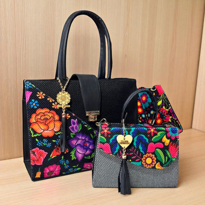 Dúo de bolsas sintéticas de alta calidad  mamá hija