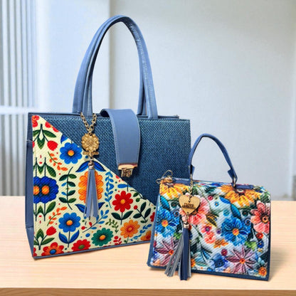 Dúo de bolsas sintéticas de alta calidad  mamá hija