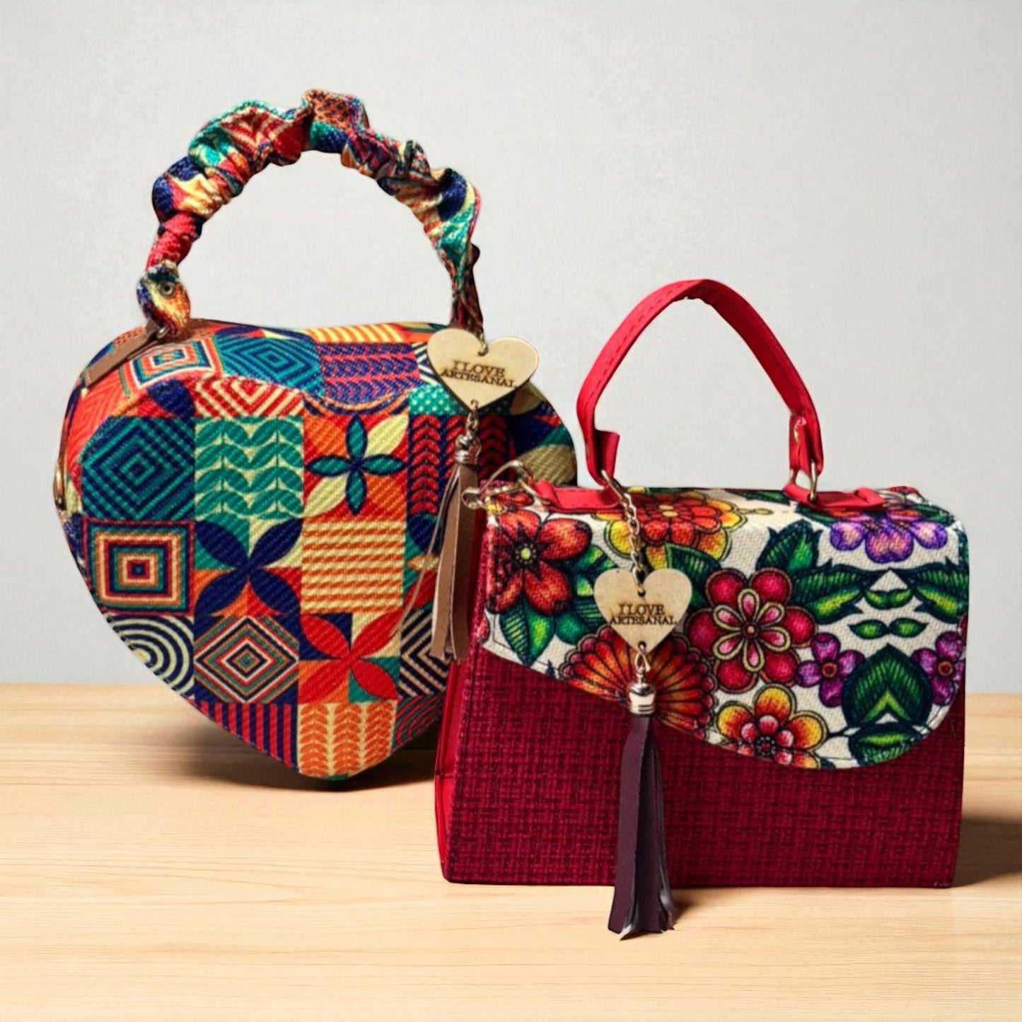 Dúo de bolsas sintéticas de alta calidad  mamá hija